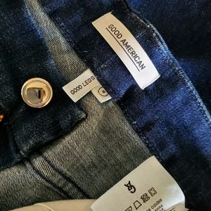 Side lace up jeans